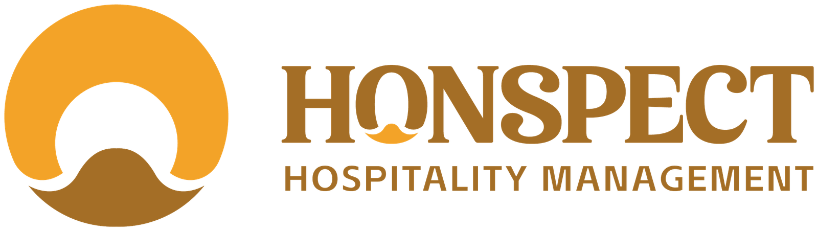 HONSPECT horizontal logo, dark version for light backgrounds